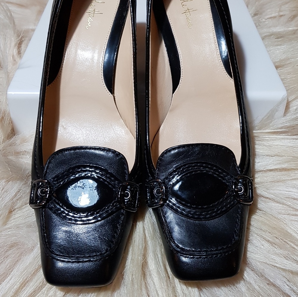 🔖COLE HAAN BLACK PATENT LEATHER PUMPS EUC